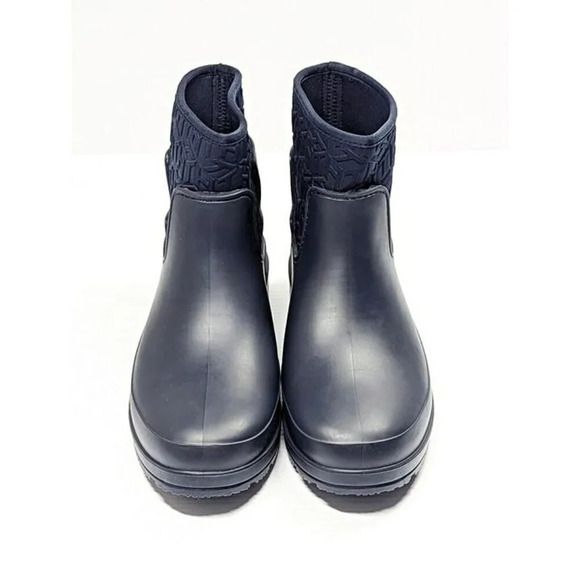 Tommy Hilfiger Women's Benio Waterproof Rain Boots Dark Blue Size 10 (MSRP $99) - Picture 4 of 9